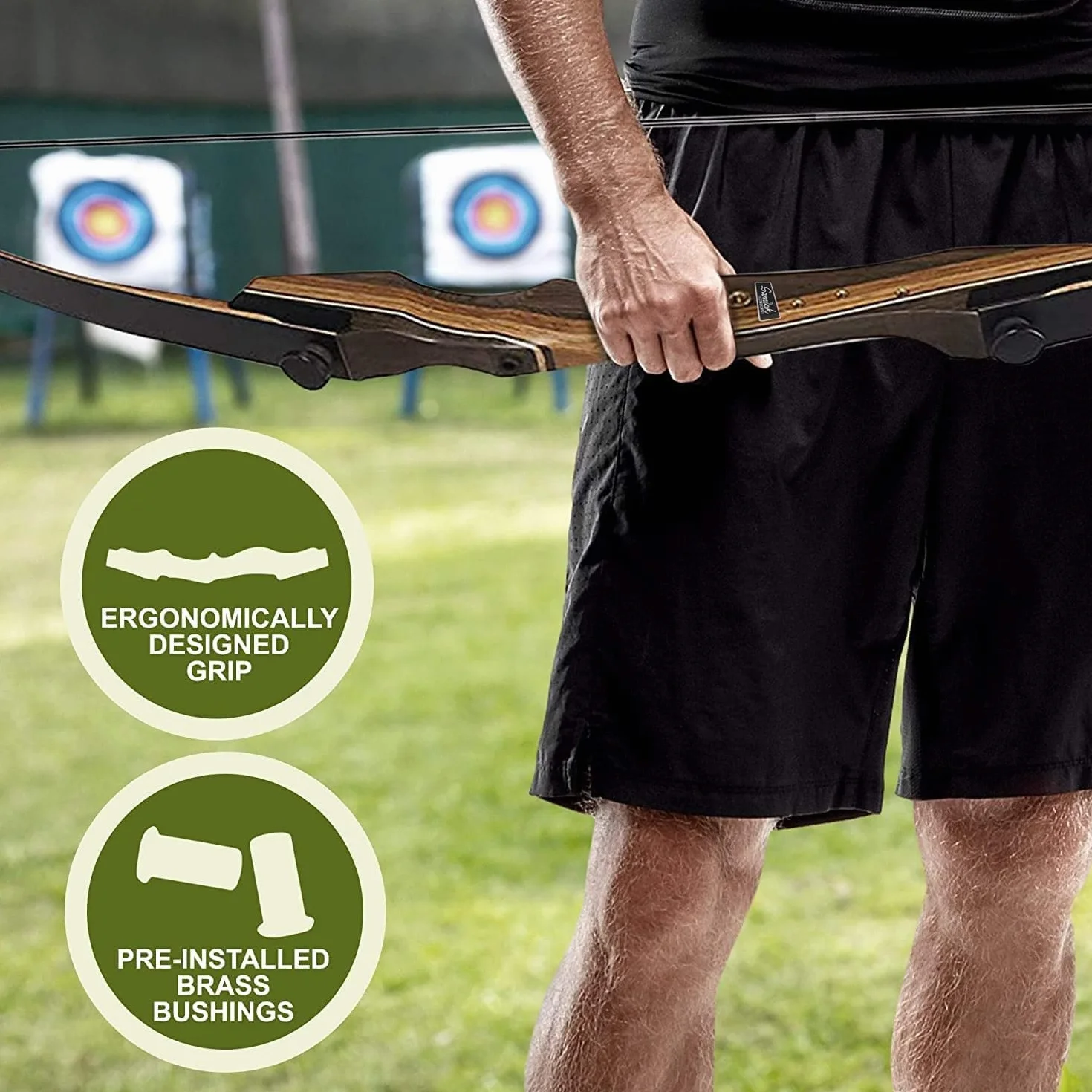 Samick Sage Takedown Recurve Bow 62" 40 LB Gaucher
