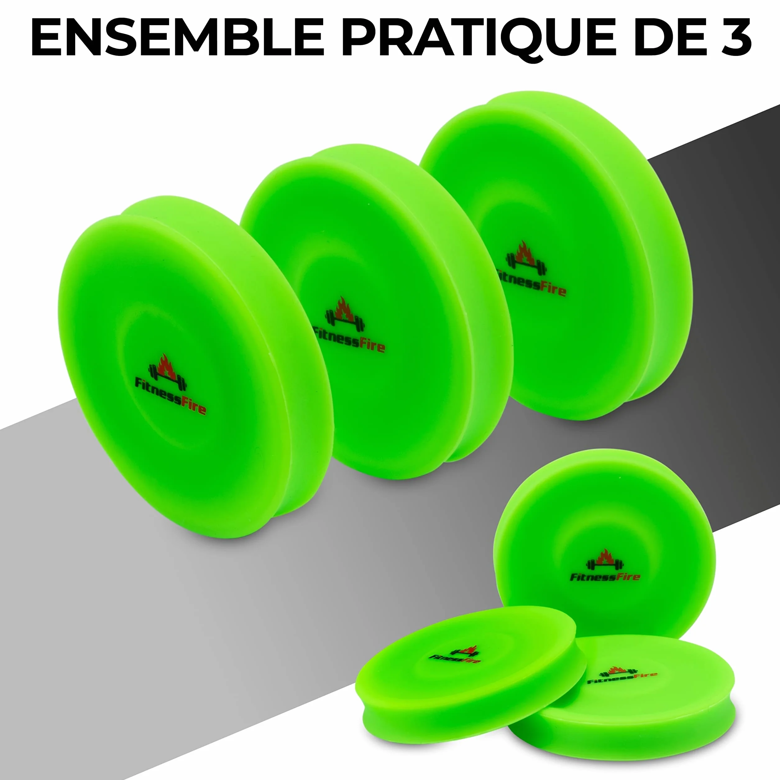Set de 3 Mini frisbees - Le Petit Disque de Frisbee Vole à Plus de 60 mètres - Alternative au Frisbee Ordinaire