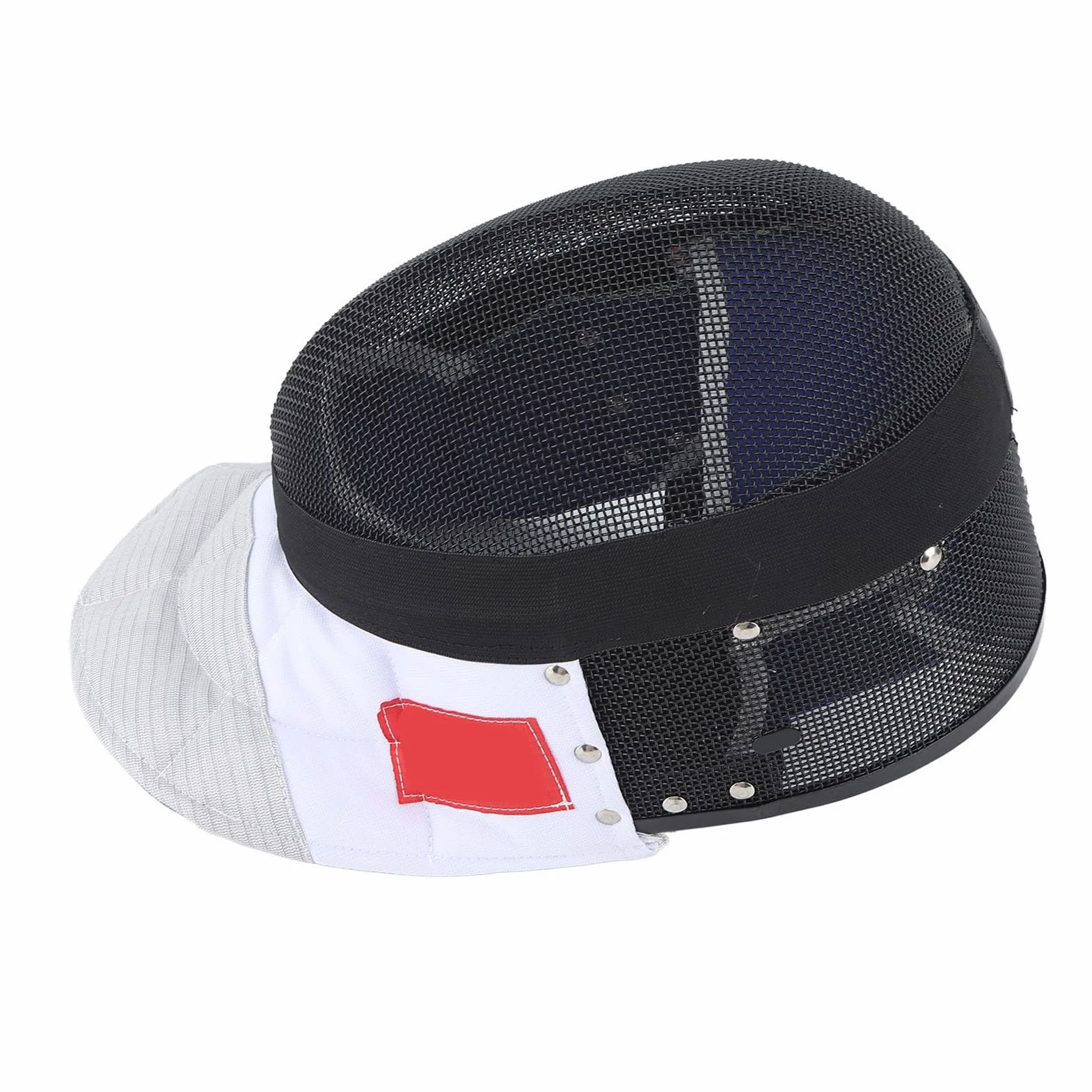 Casque d'Escrime Sportif Rembourré Noir pour Pratique et Compétition