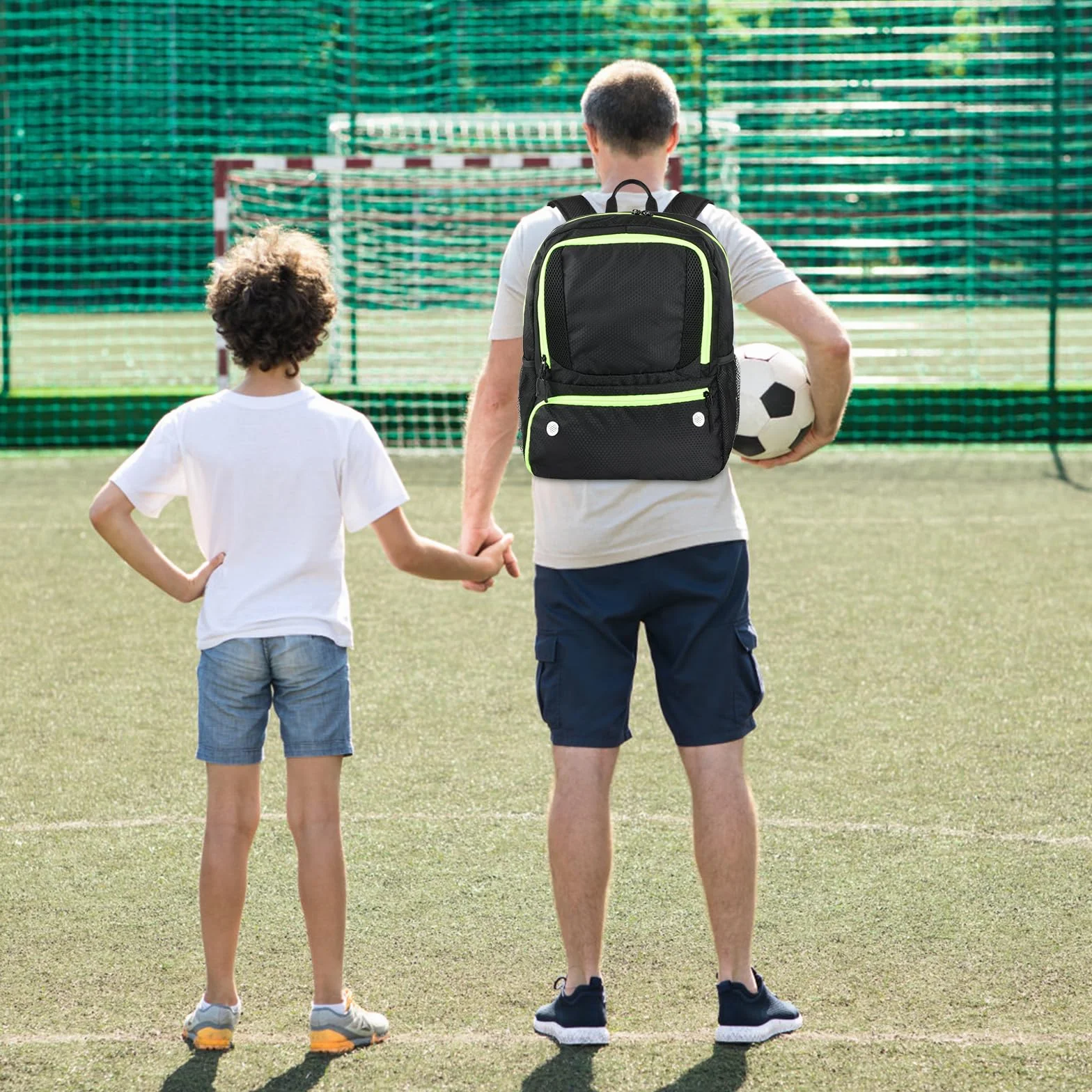Dokeno Sac à Dos de Basket-Ball Homme avec Compartiment Ballon et Chaussures Sport