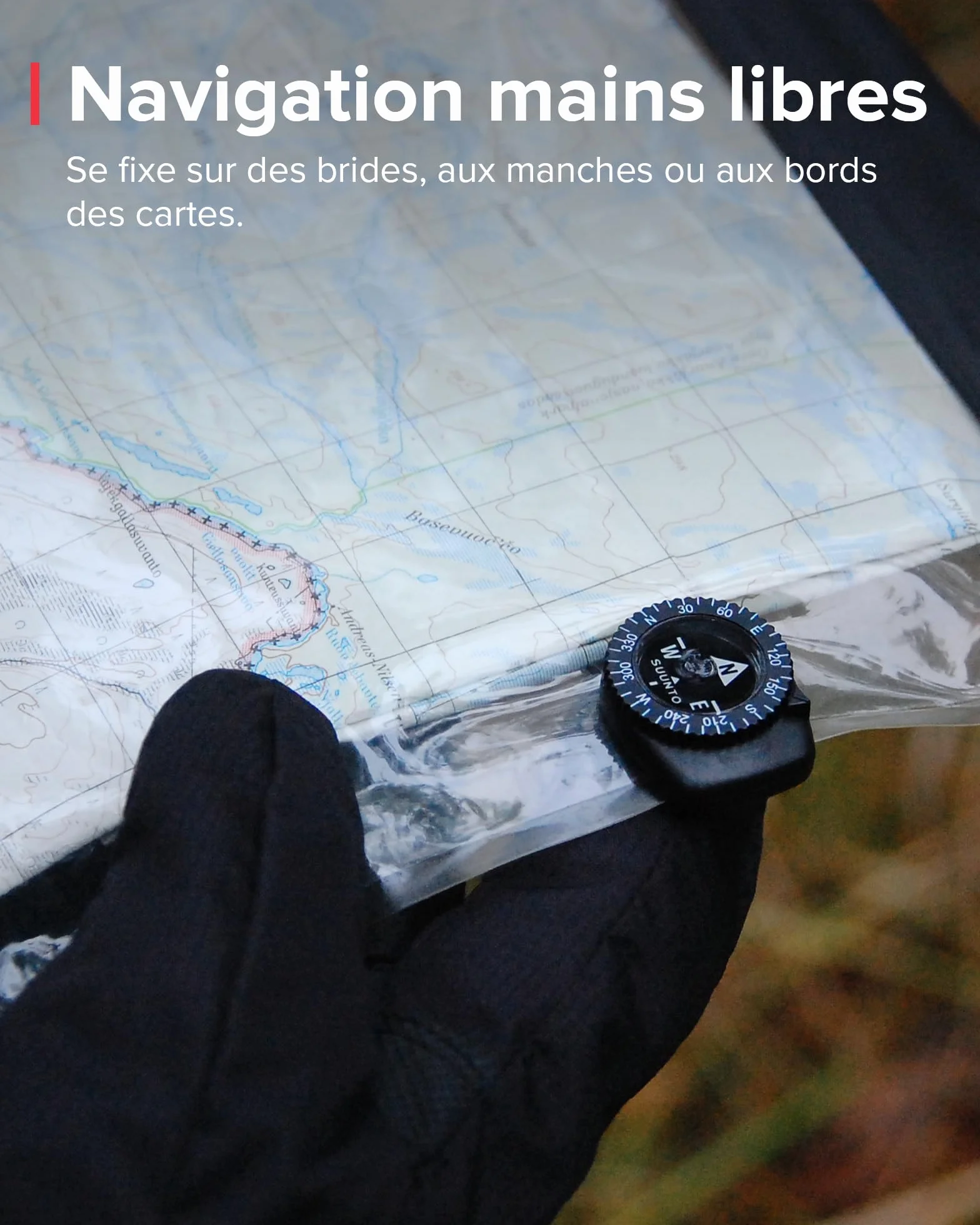 SUUNTO Clipper L/B Micro Boussole de Poche Portable à Suspension Liquide pour Randonnée Camping Hiking