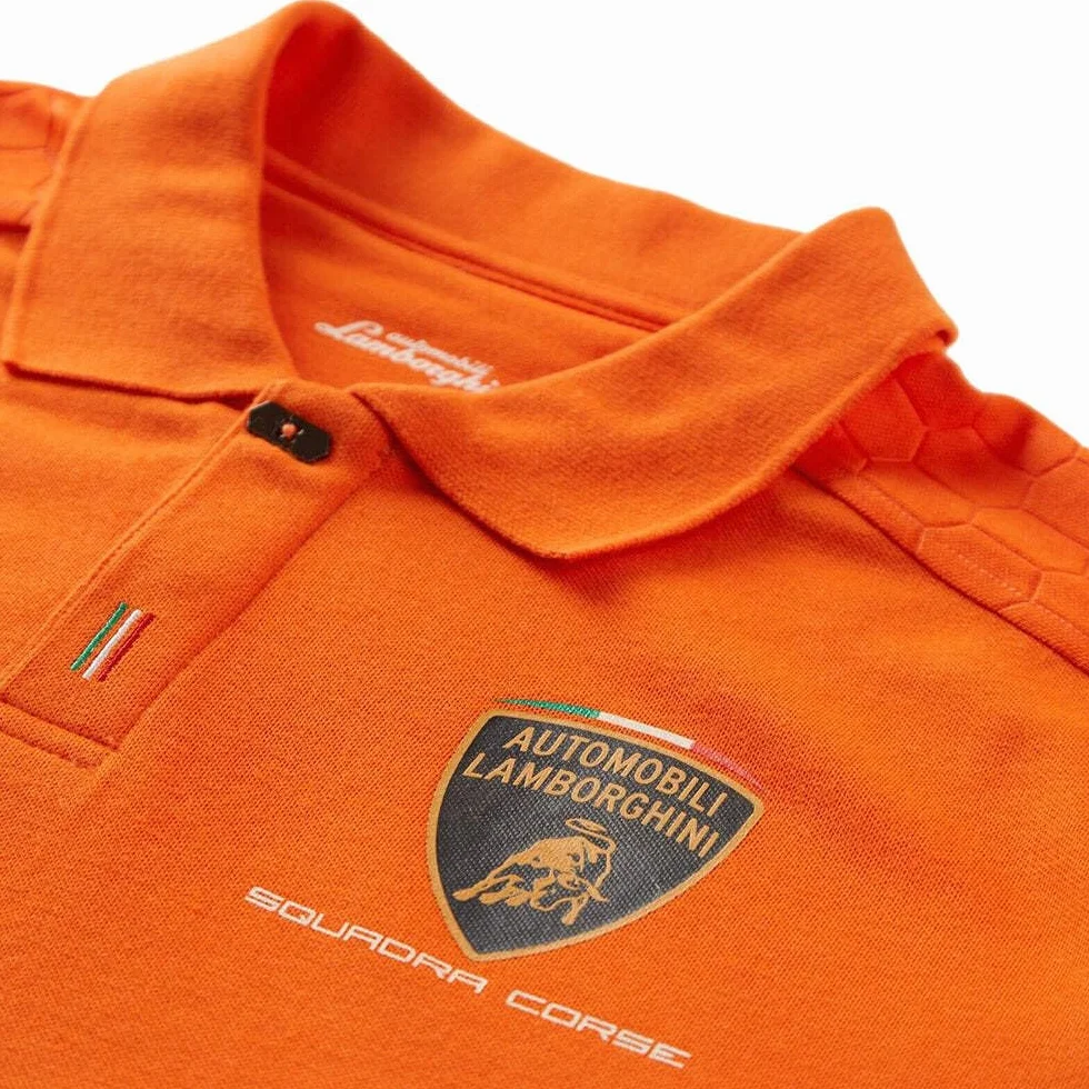 Lamborghini Squadra Corse Polo de voyage Orange