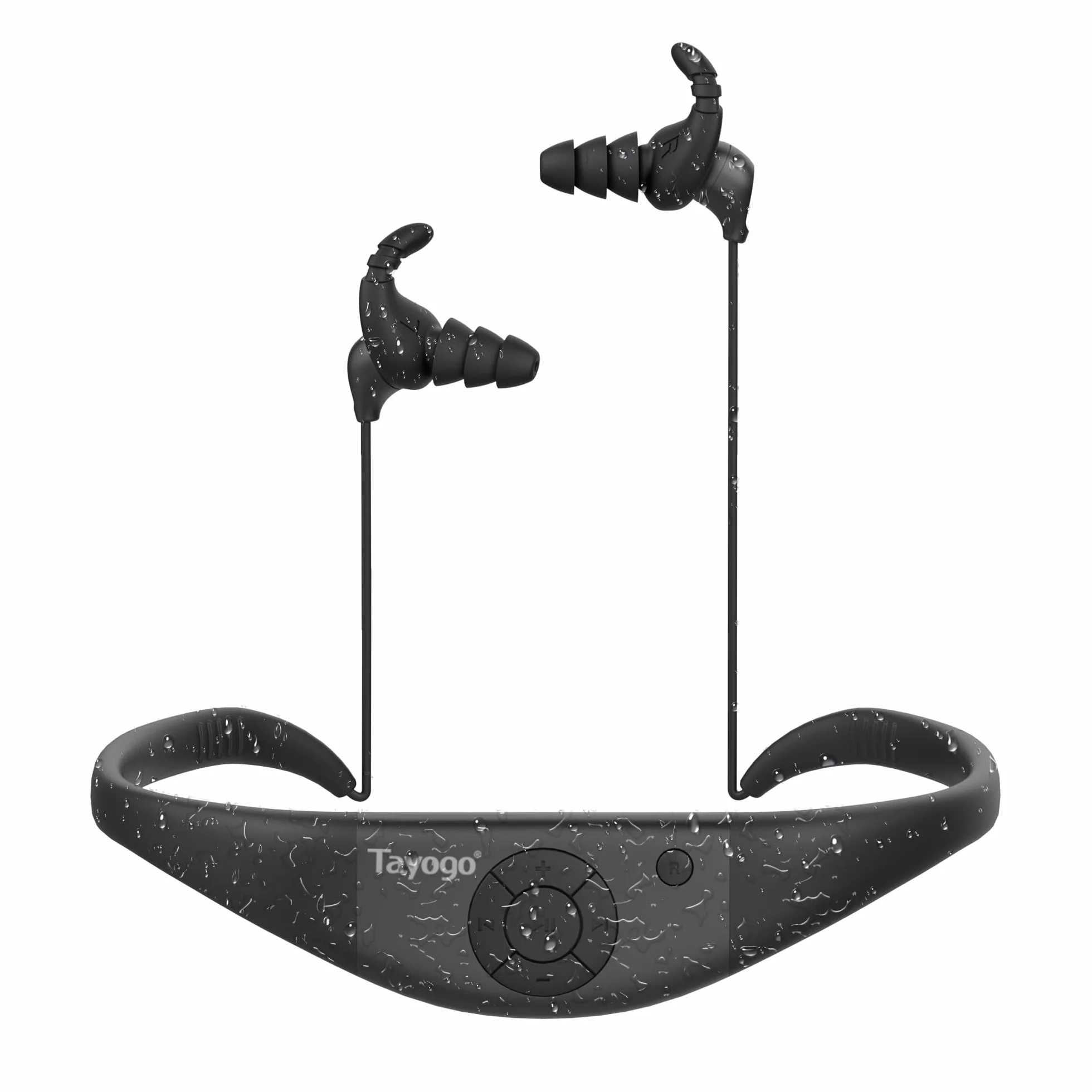 Tayogo Écouteur Natation Bluetooth 5.3 IPX8 Mémoire 32G Lecteur MP3