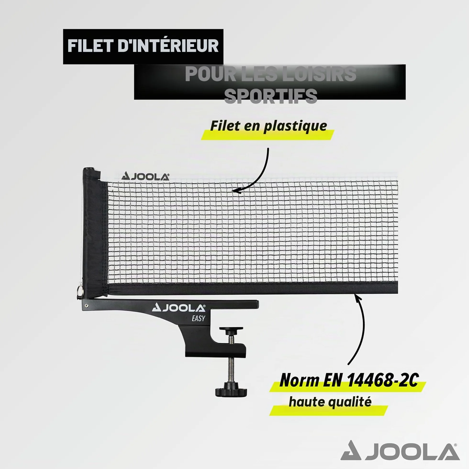 JOOLA EASY Ensemble filet et poteaux tennis de table