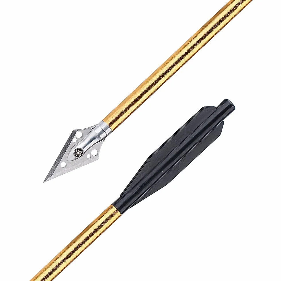 Flèches D'arbalète en Aluminium 6,3 Pouces 50 Livres 80 Livres pour Mini Arbalète Chasse Pistolet 24 Pack