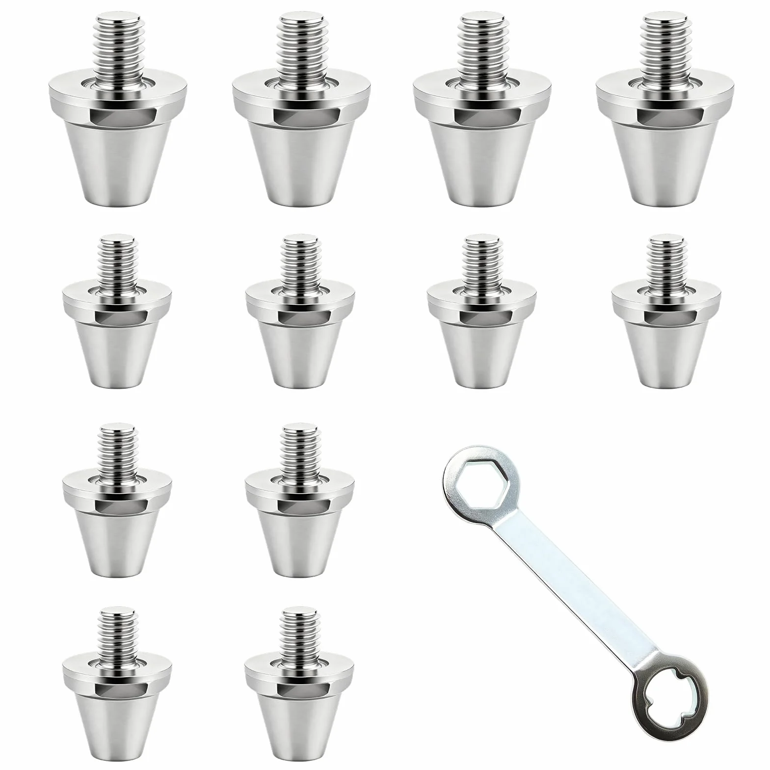 Crampons de Football en Aluminium 11 mm 13 mm 2 Tailles