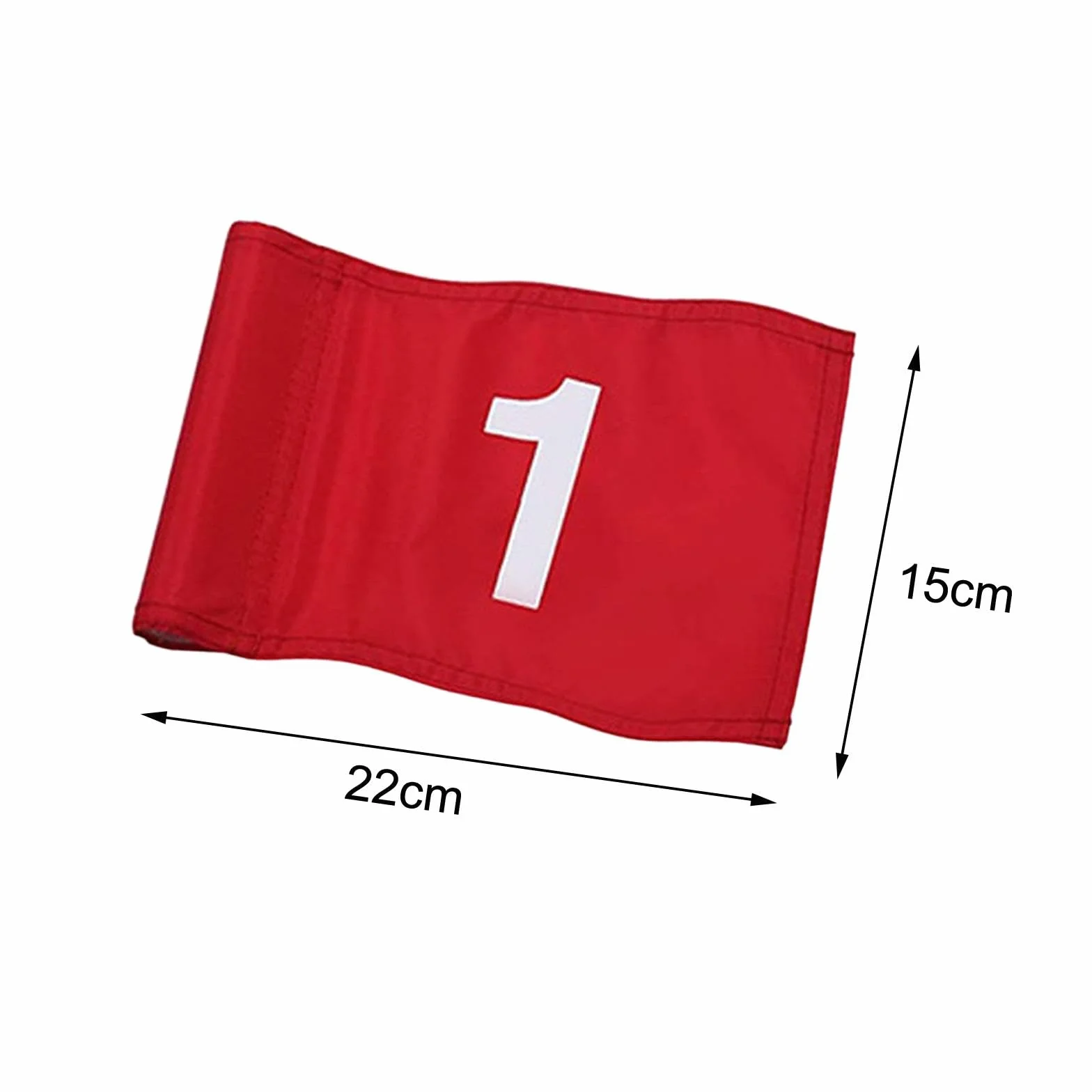 Drapeaux de Golf avec Tube inséré, Drapeau Vert pour Parcours d'entraînement extérieur
