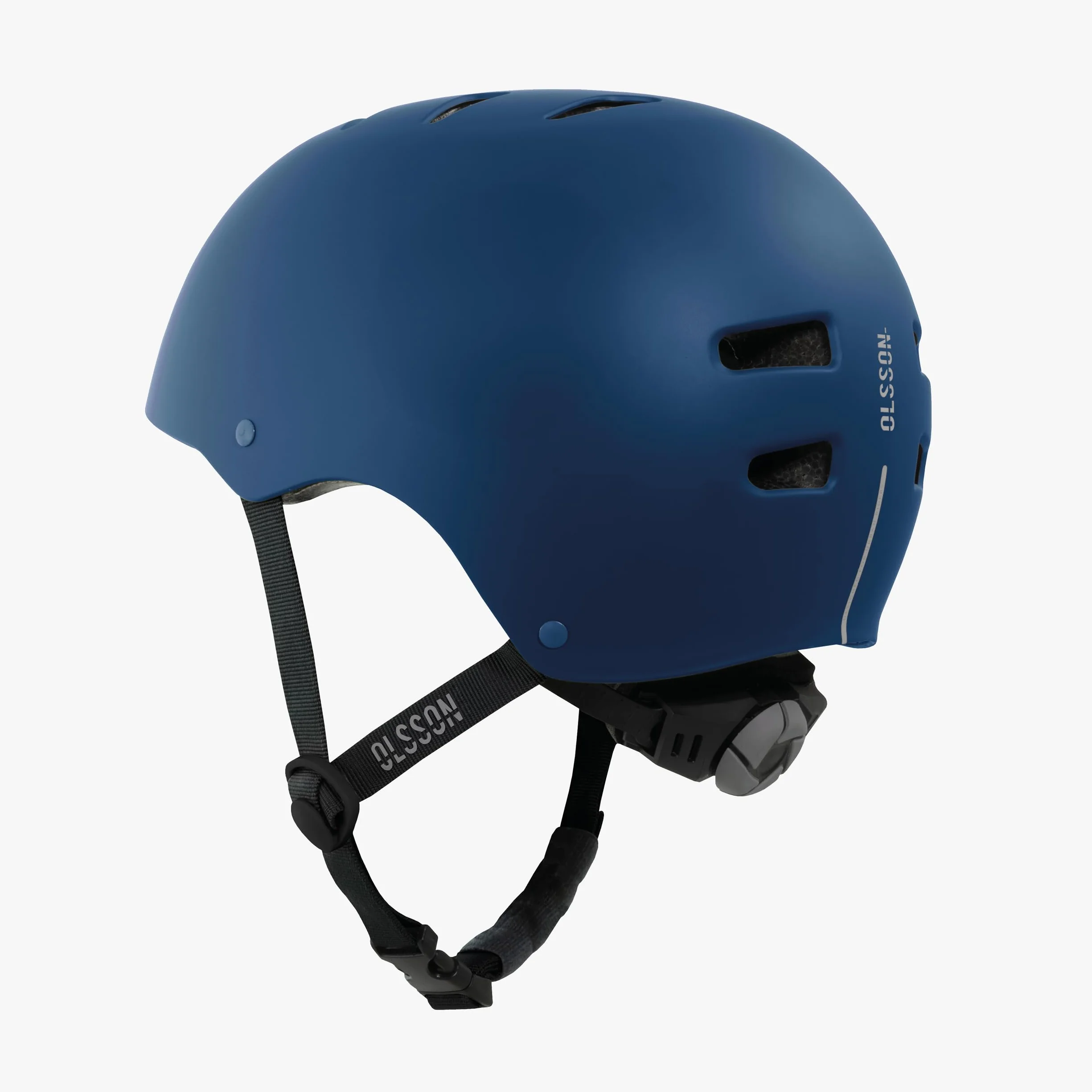 OLSSON Casque Urban Rider réglable résistant aux chocs 360° homologué Bleu S 54-58 cm
