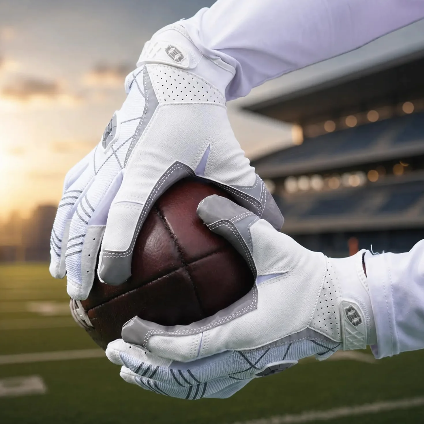 Seibertron Pro 3.0 Elite Ultra-Stick Gants de Football pour Receveur Jeune et Adulte