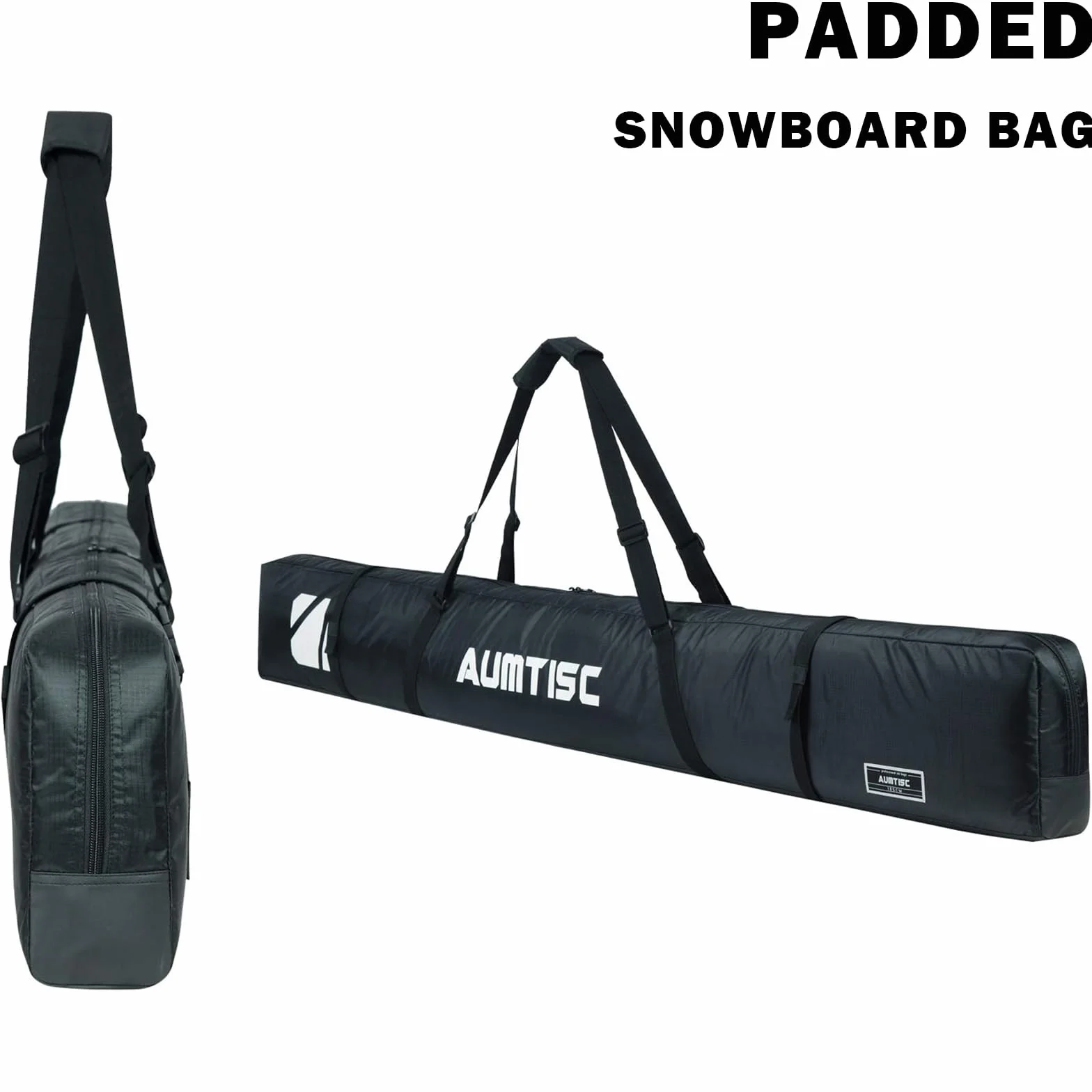Sac de Sport d'Hiver Rembourré pour Transporter Les Skis avec Poignée Réglable