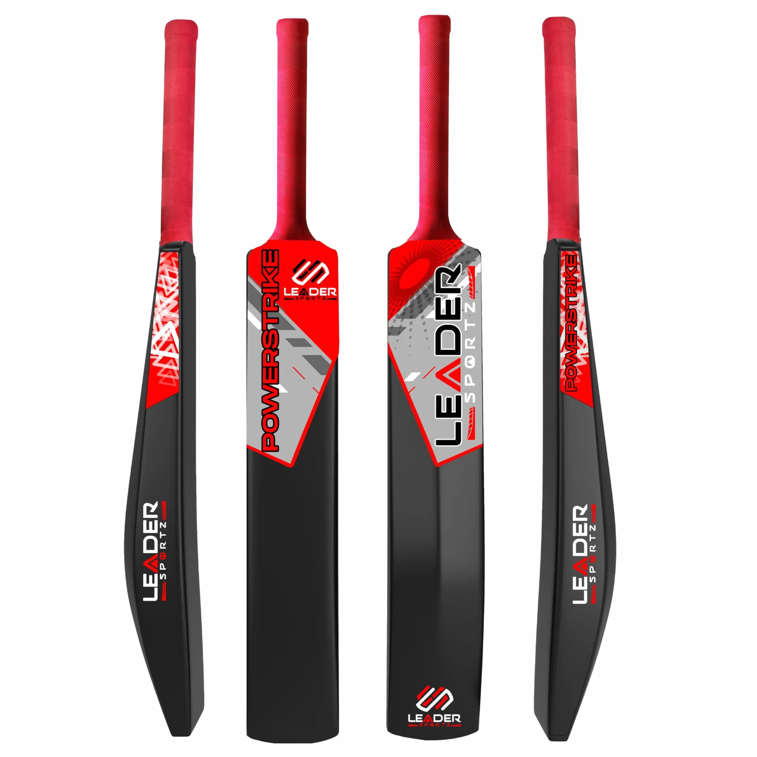 Leader Sportz Powerstrike Batte de cricket adulte plastique lourd Gully Cricket taille complète
