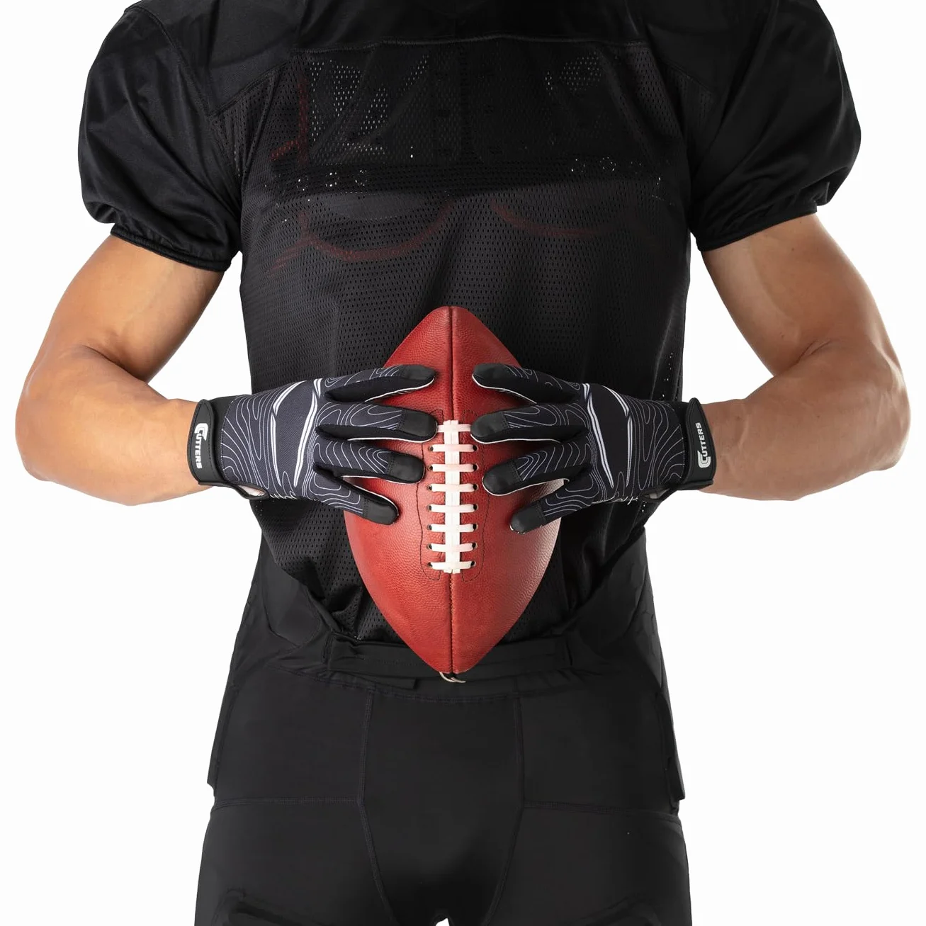 Gants de Football Game Day - Gants de Receveur - Grip Ultra Collant - Tailles Jeunes et Adultes (1 Paire)